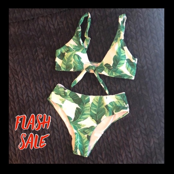 Other - 🔥NWOT🔥 two piece hi-waisted suit